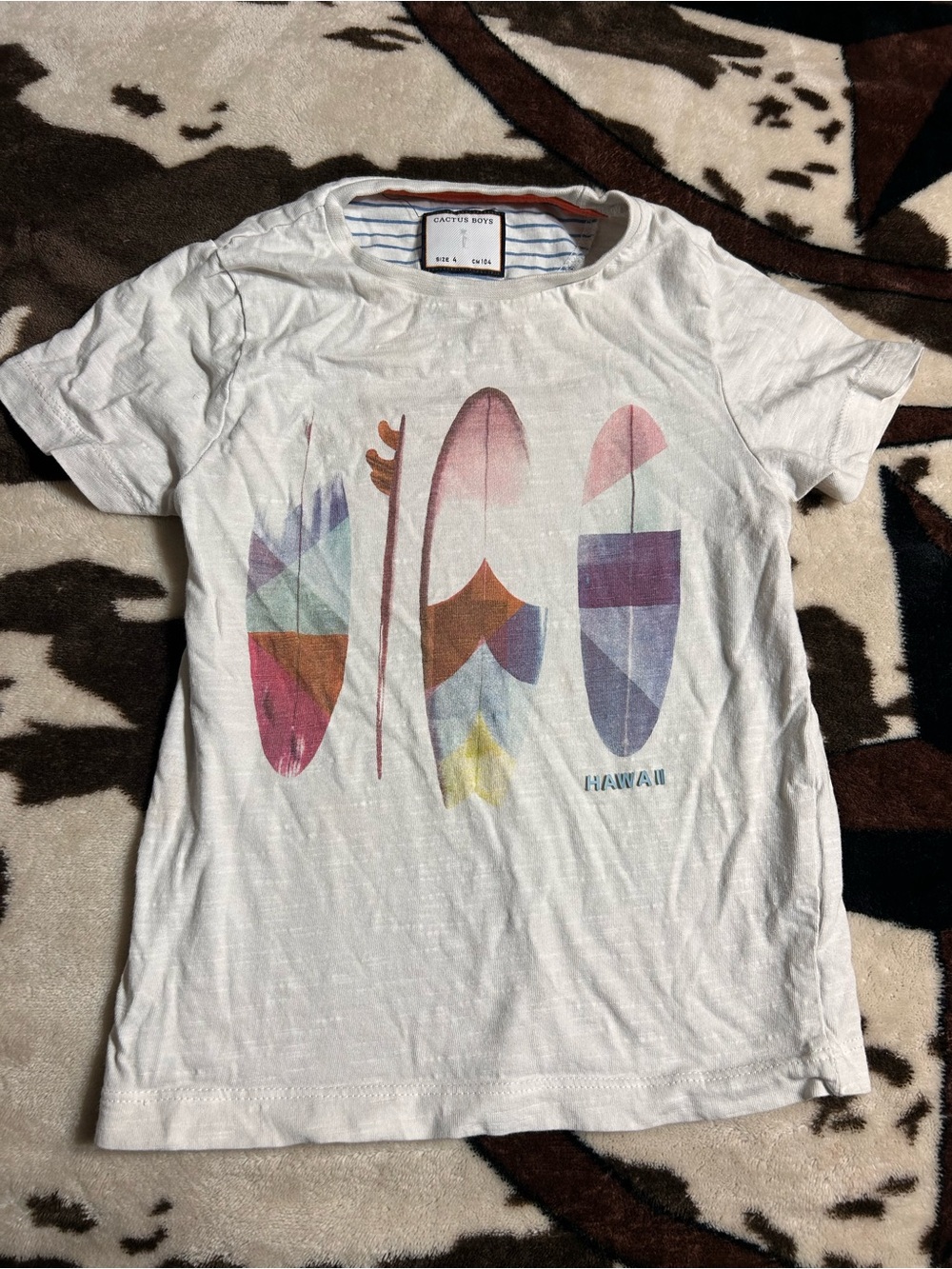Cactus boys toddler shirt